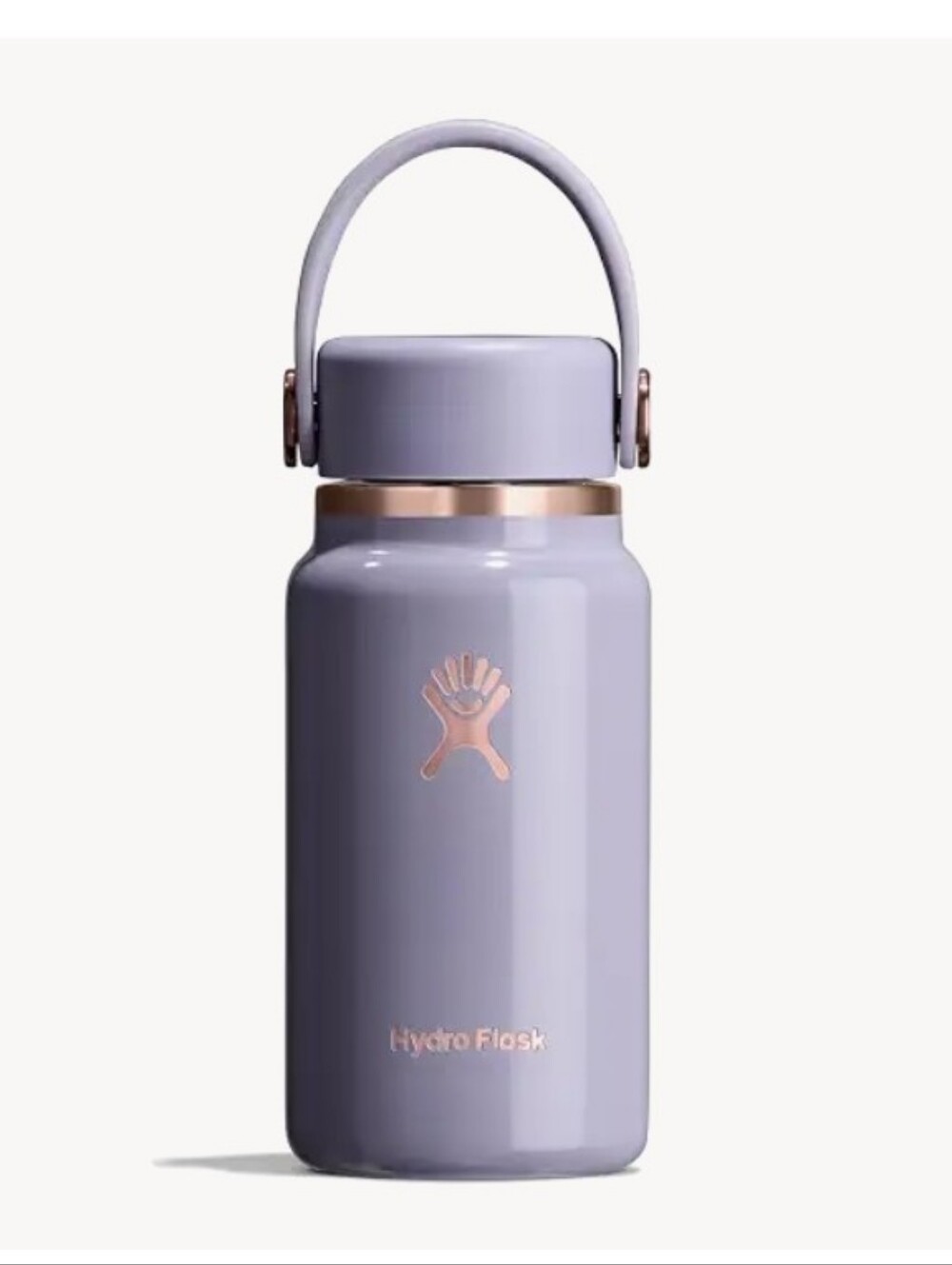 Hydro Flask Micro Bottle - Leak Proof Purse or Pocket Flask - Vapor Rosr Gold